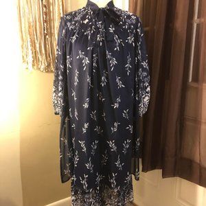 Womens vintage two piece dress - Risa Ann size 24&1/2